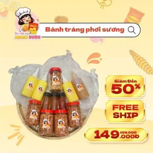 Bánh Tráng Bơ Phơi Sương Moonbubu Food