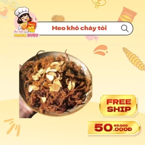 Khô Heo Cháy Tỏi 250g Moonbubu Food